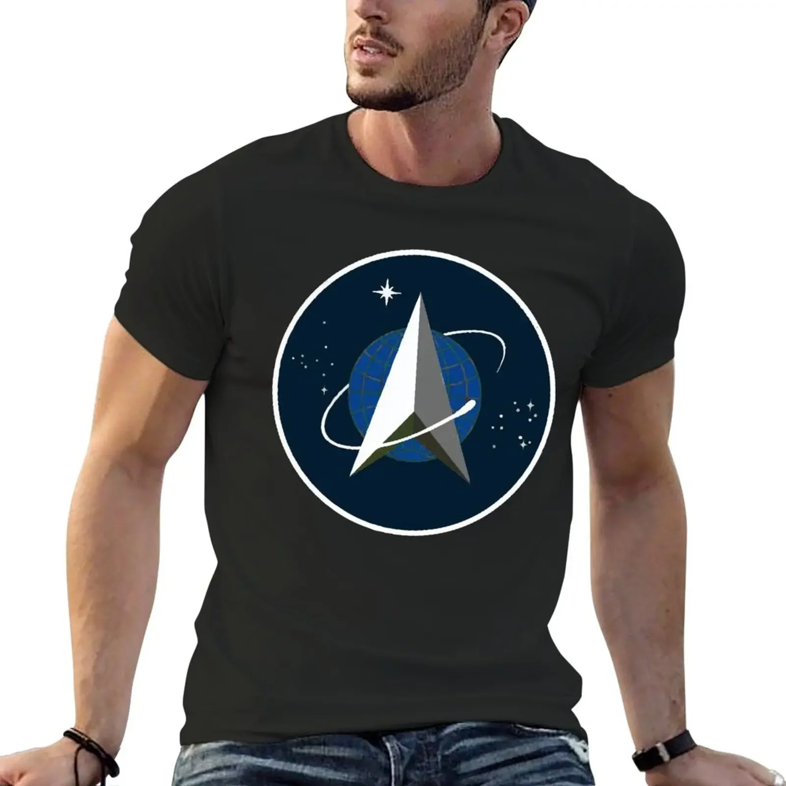 Space Force, From Official USSF Seal (without the writing and outer border) T-Shirt Blouse men clothings
Space Force, From Official USSF Seal (without the writing and outer border) T-Shirt Blouse men clothings