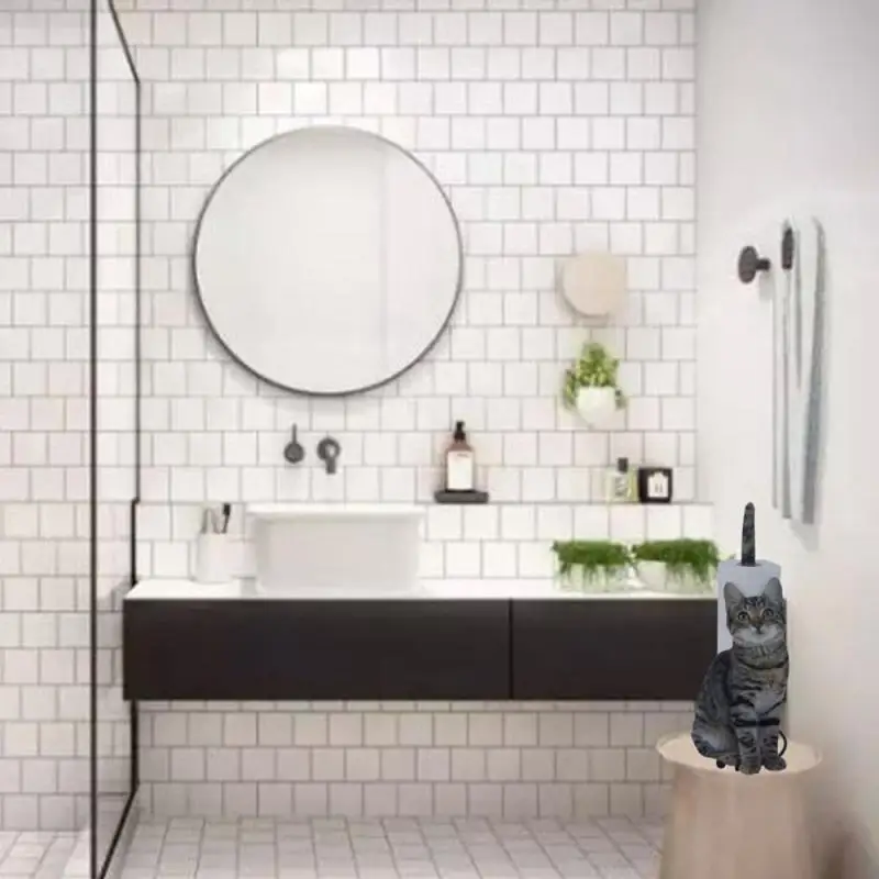 Toilet Paper Towel Holder Cat Shape Bathroom Toilet Paper Storage Rack Cute Toilet Roll Holder Paper Stand Gift For Cat Lovers
Toilet Paper Towel Holder Cat Shape Bathroom Toilet Paper Storage Rack Cute Toilet Roll Holder Paper Stand Gift For Cat Lovers