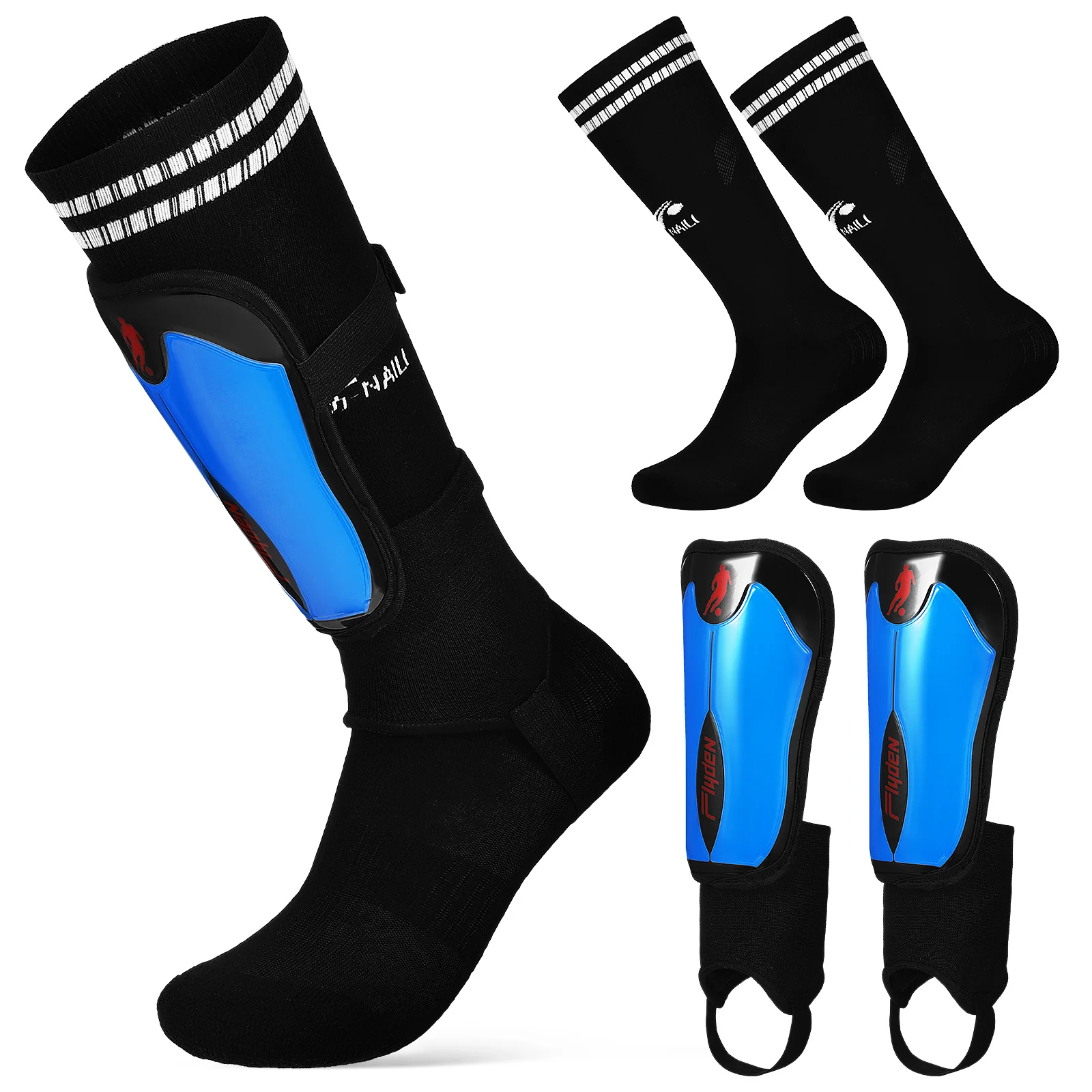 1 Set Boys Girls Football Calf Shin Pads with Sport Long Socks for Playing and Practicing
1 Set Boys Girls Football Calf Shin Pads with Sport Long Socks for Playing and Practicing