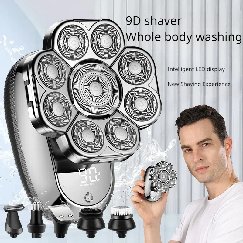 Resuxi LK-9520 Full Body Waterproof Men's Household Shaver 6-in-1 Multifunctional Electric Shaver Hair and Nose Hair Set
Resuxi LK-9520 Full Body Waterproof Men's Household Shaver 6-in-1 Multifunctional Electric Shaver Hair and Nose Hair Set