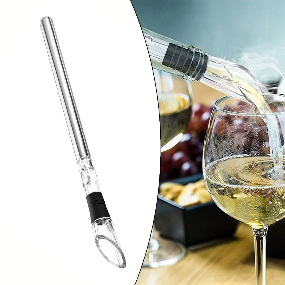 Wine Cooling Rod Set Made Of Stainless Steel With Pourer Wine Accessory Gift Beer Juice Beverage Stick Bar Party Tool
Wine Cooling Rod Set Made Of Stainless Steel With Pourer Wine Accessory Gift Beer Juice Beverage Stick Bar Party Tool