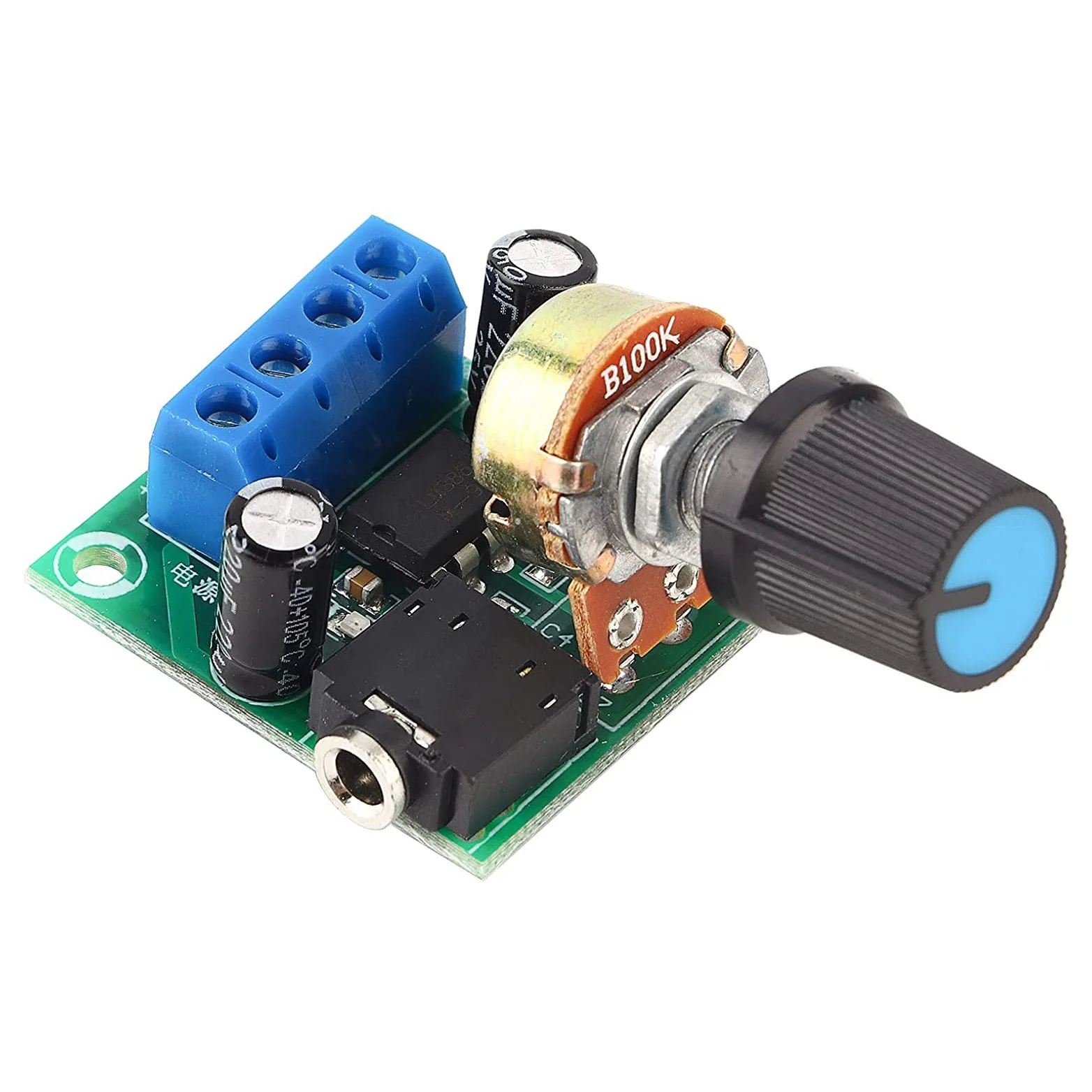 LM386 Super Mini Amplifier Board, 3V-12V, 0.5W-10W Speaker Low Noise Power Consumption, for Speaker Audio System DIY
LM386 Super Mini Amplifier Board, 3V-12V, 0.5W-10W Speaker Low Noise Power Consumption, for Speaker Audio System DIY