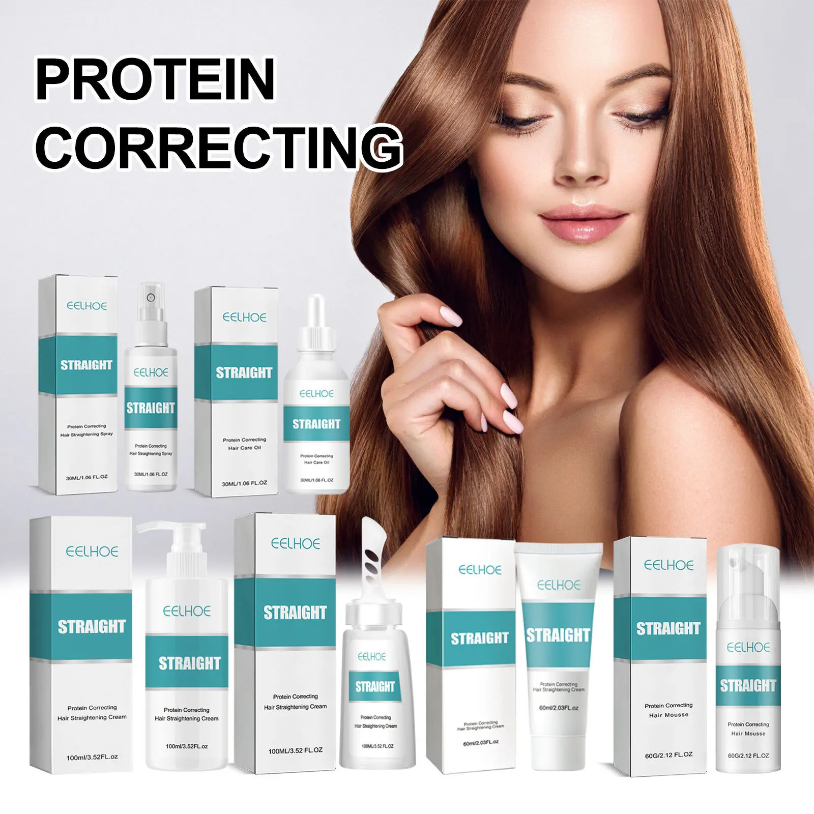 Eelhoe Straight Hair Series Hair Repair and Smoothing Manic Damage Free Straightening Soft Smooth Shaping Nourishment Cream
Eelhoe Straight Hair Series Hair Repair and Smoothing Manic Damage Free Straightening Soft Smooth Shaping Nourishment Cream
