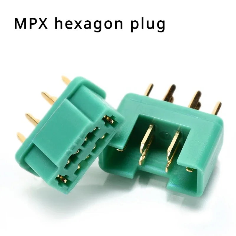Amass MPX6 MPX 6 Pin Male Female Plug Connector Gold Plating 30A Plug For RC Glider Plane Drone Toys DIY Tool Parts 
Amass MPX6 MPX 6 Pin Male Female Plug Connector Gold Plating 30A Plug For RC Glider Plane Drone Toys DIY Tool Parts