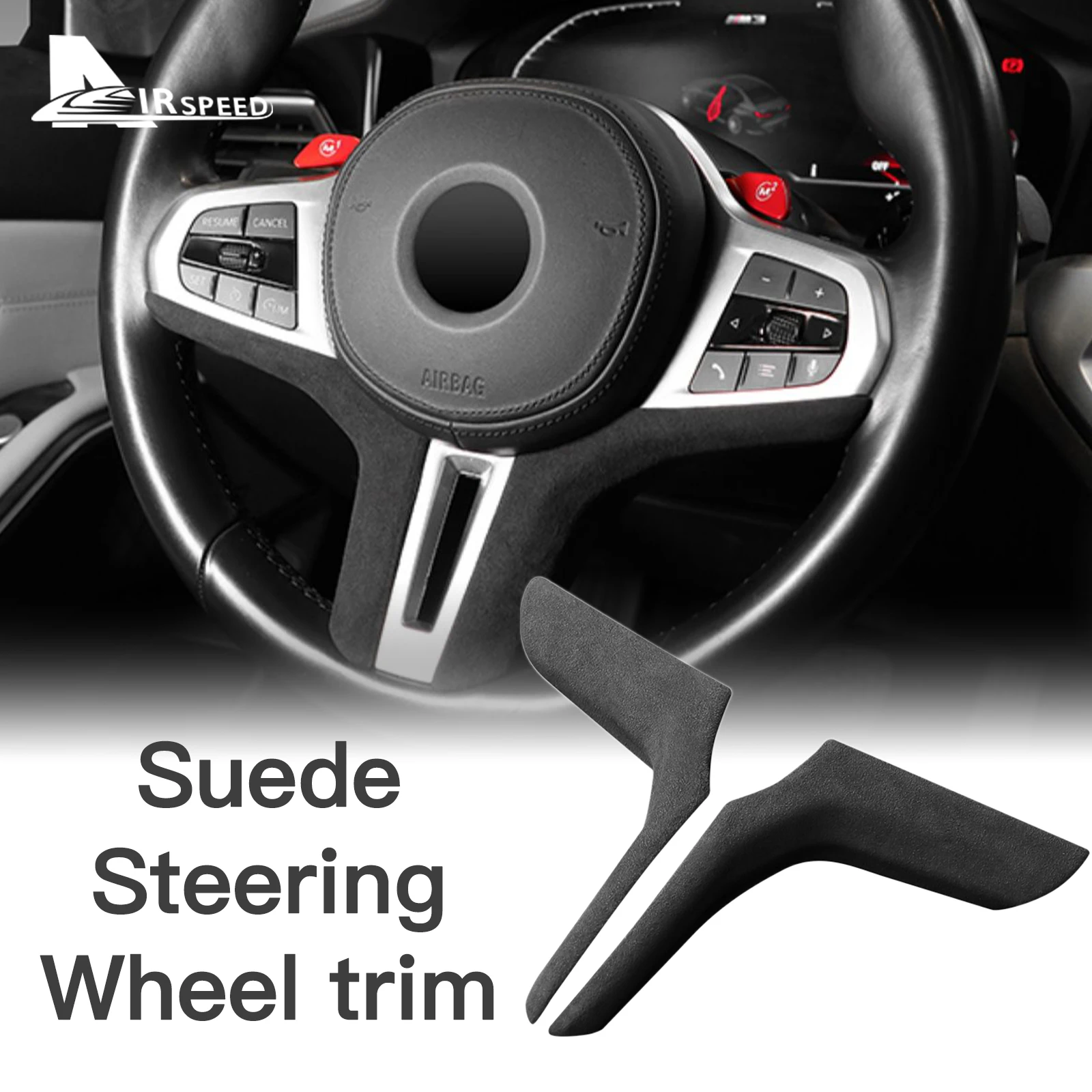 Italy Super Suede For BMW F40 G20 G28 G05 G30 G32 G38 G11 G01 G02 3 5 Series X3 X4 X5 Z4 Car Steering Wheel Cover Trim Sticker
Italy Super Suede For BMW F40 G20 G28 G05 G30 G32 G38 G11 G01 G02 3 5 Series X3 X4 X5 Z4 Car Steering Wheel Cover Trim Sticker