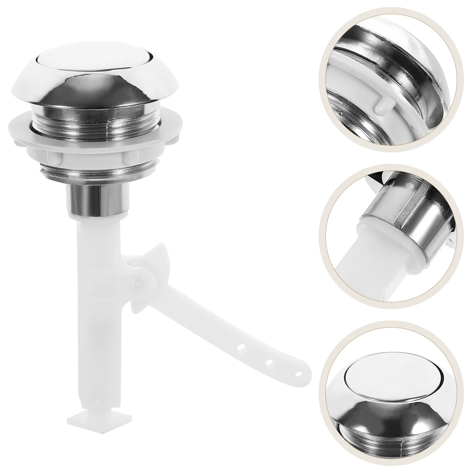 Cabilock Toilet Button Water Valve Tank Flushing Universal Flush Replacement Single Cistern Push Round Abs
Cabilock Toilet Button Water Valve Tank Flushing Universal Flush Replacement Single Cistern Push Round Abs