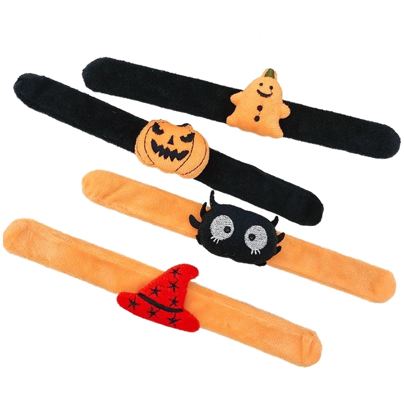 5pcs Halloween Slap Bracelets Craft Halloween Party Pumpkin Wristband Hand Ring Wrap Baby Shower Gifts
5pcs Halloween Slap Bracelets Craft Halloween Party Pumpkin Wristband Hand Ring Wrap Baby Shower Gifts