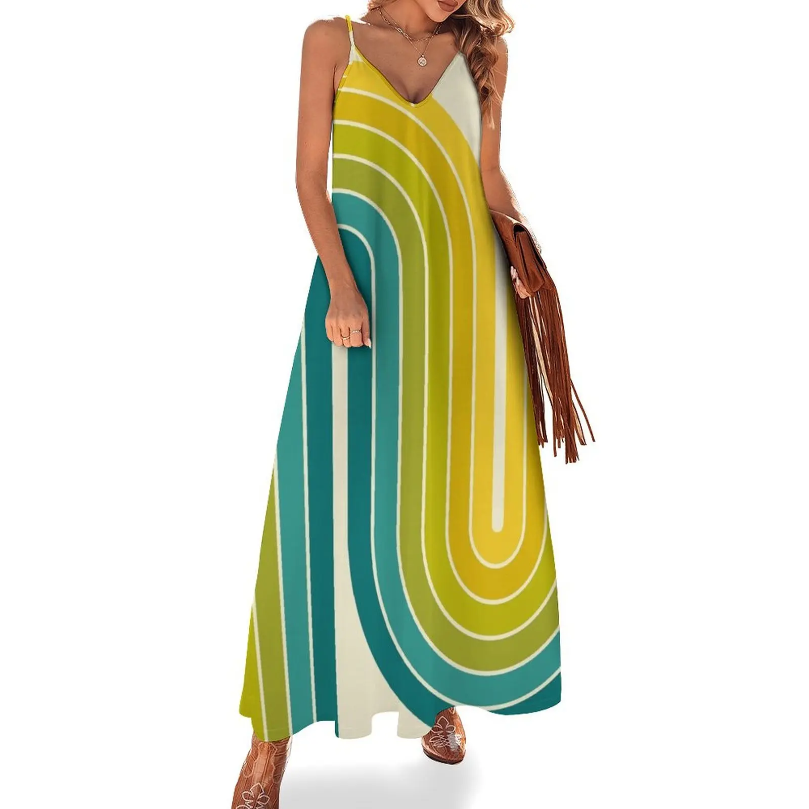 Retro Geometric Double Arch Design 579 Sleeveless Dress Women's summer dress sexy dress for women
Retro Geometric Double Arch Design 579 Sleeveless Dress Women's summer dress sexy dress for women