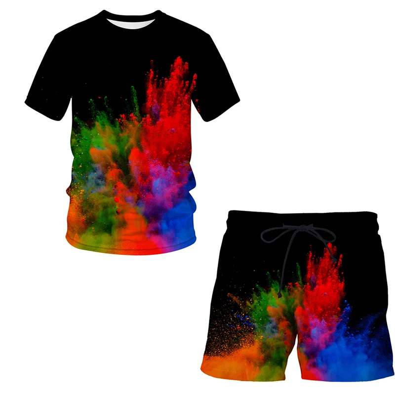 Oversized Splash Tie Dyeing Men's Clothing Boys T-shirts Unisex 3D Print Beach Short 2022 New Casual T-shirt Shorts Set 2pcs
Oversized Splash Tie Dyeing Men's Clothing Boys T-shirts Unisex 3D Print Beach Short 2022 New Casual T-shirt Shorts Set 2pcs