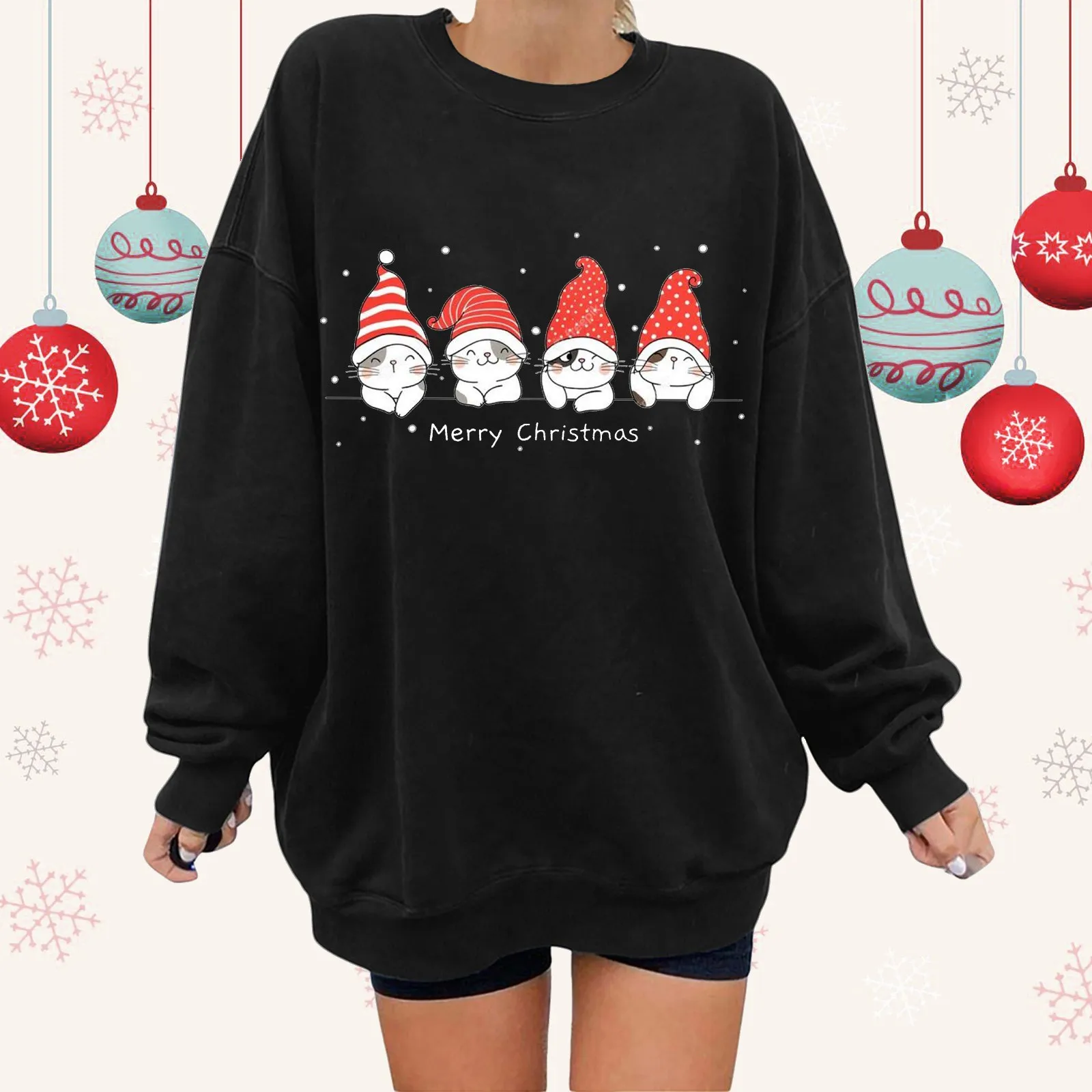 Casual Hoodies Women Womens Oversized Crewneck Long Sleeve Casual Loose Pullover Christmas Print Tops Short Sleeve Shirts Women
Casual Hoodies Women Womens Oversized Crewneck Long Sleeve Casual Loose Pullover Christmas Print Tops Short Sleeve Shirts Women
