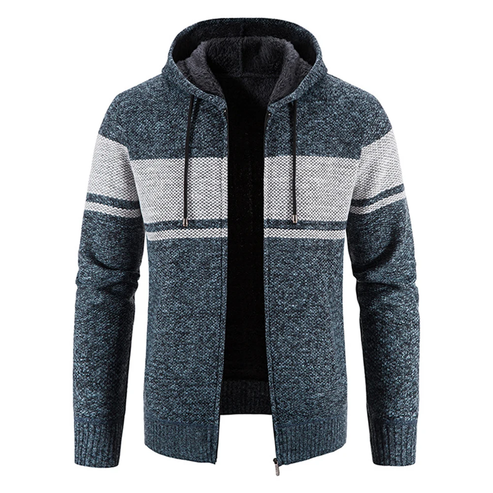 Knit Top Sweater Cardigan Hooded Keep Warm Long Sleeve Medium Stretch Sweater Daily Striped Brand New Coat Fleece
Knit Top Sweater Cardigan Hooded Keep Warm Long Sleeve Medium Stretch Sweater Daily Striped Brand New Coat Fleece