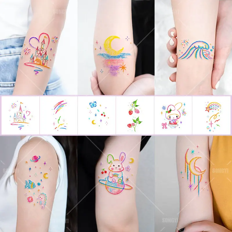 30Pcs Ins Series Colorful Bear Expression Tattoo Sticker Face Hand Lovely Body Art Fake Tatoo Temporary Waterproof Taty
30Pcs Ins Series Colorful Bear Expression Tattoo Sticker Face Hand Lovely Body Art Fake Tatoo Temporary Waterproof Taty