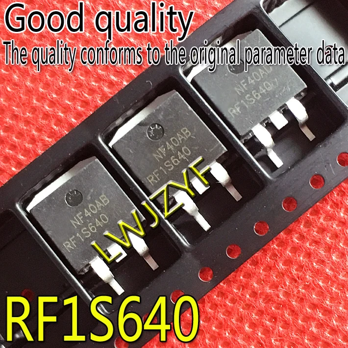 (1 шт.) Новый RF1S640 F640 RF640 RF640S F640S TO-263 МОП-транзистор, быстрая доставка
(1 шт.) Новый RF1S640 F640 RF640 RF640S F640S TO-263 МОП-транзистор, быстрая доставка