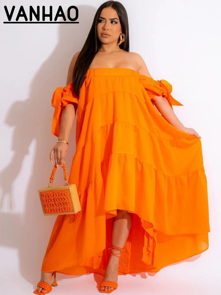 VANHAO Sexy Off Shoulder Female High Waist Club Dresses Solid Color Party Women One Shoulder Swing Dress Wholesale Dropshipping
VANHAO Sexy Off Shoulder Female High Waist Club Dresses Solid Color Party Women One Shoulder Swing Dress Wholesale Dropshipping