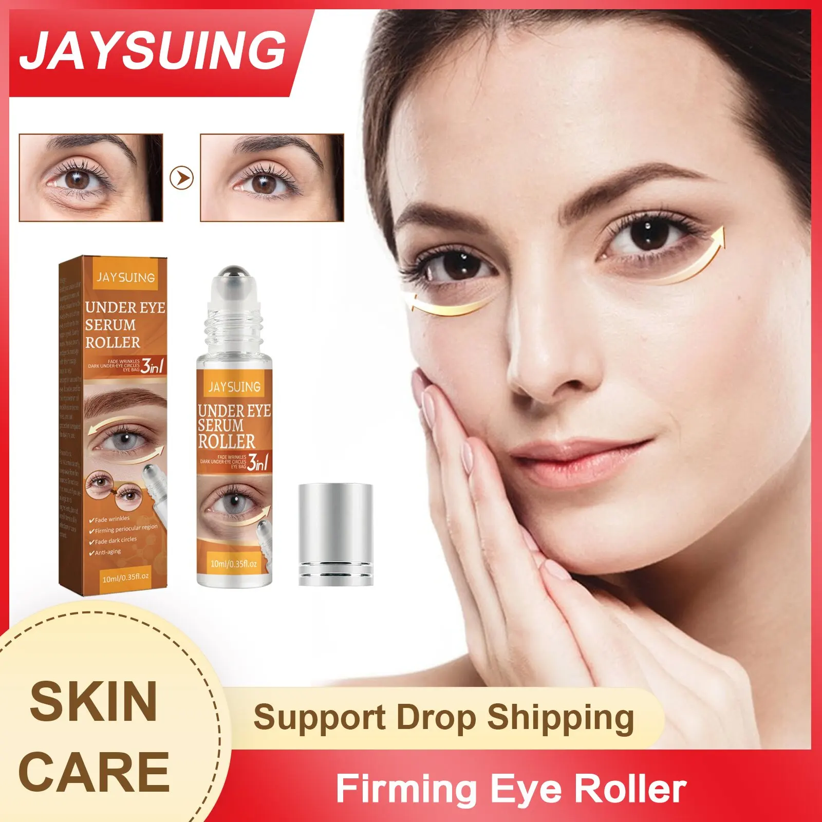 Eye Essence Roller Brighten Eye Area Anti Puffiness Lifting Firming Wrinkle Removal Fade Eye Fine Line Anti Dark Circle Essence
Eye Essence Roller Brighten Eye Area Anti Puffiness Lifting Firming Wrinkle Removal Fade Eye Fine Line Anti Dark Circle Essence