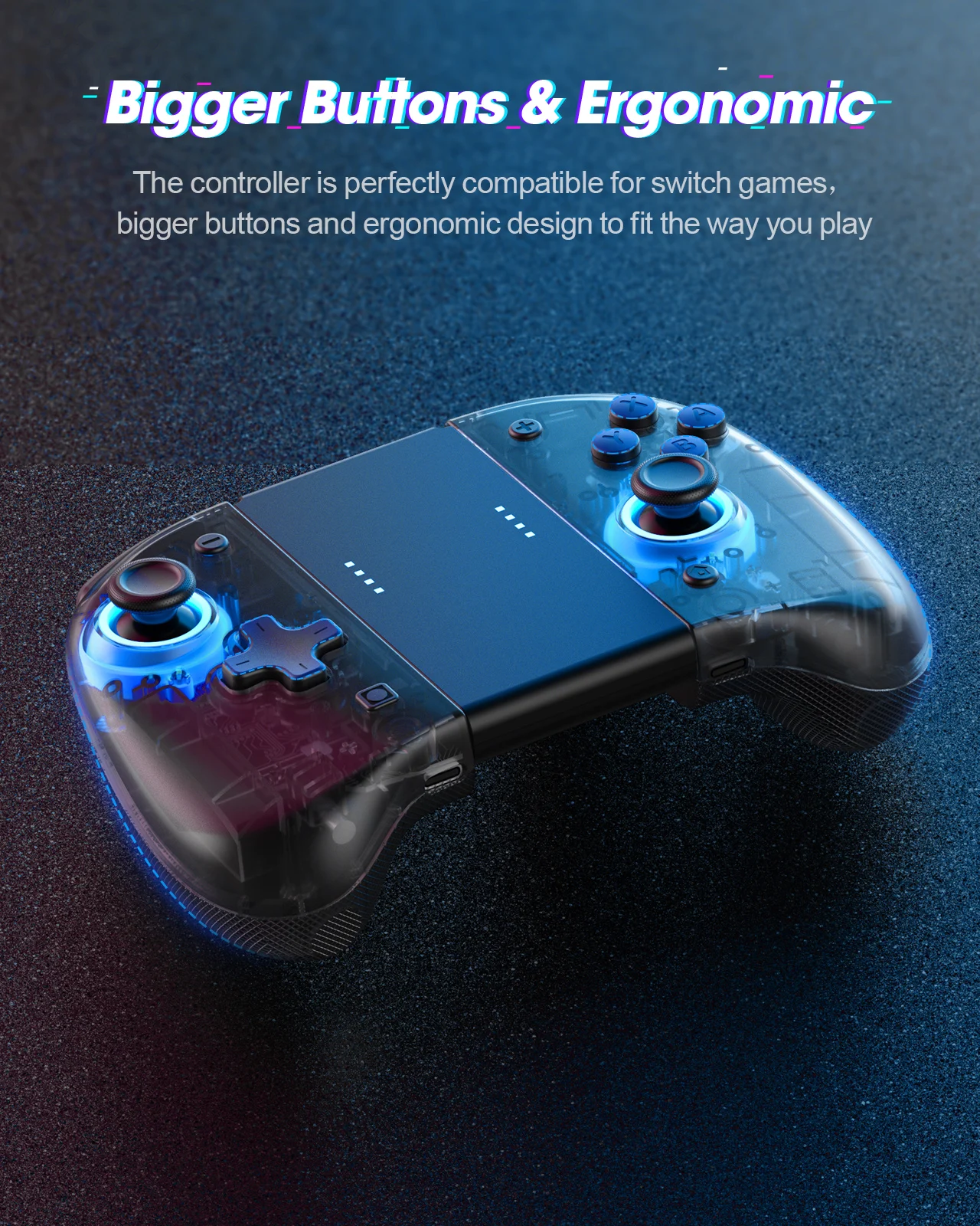 DOYOKY Classic RGB Joycon Remote Gamepad for Nintendo Switch/OLED with Dual Vibration & Turbo Motion Control & Ergonomics Black
DOYOKY Classic RGB Joycon Remote Gamepad for Nintendo Switch/OLED with Dual Vibration & Turbo Motion Control & Ergonomics Black