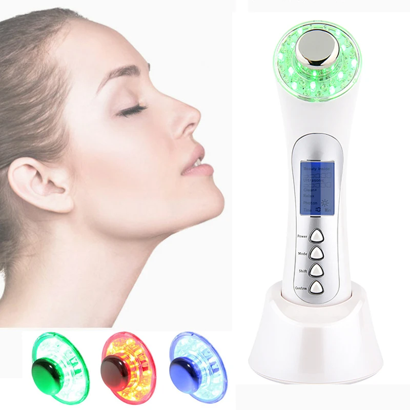 Skin Care Galvanic Spa Face Lifting Ultrasonic Facial Massager Skin Cleaning Lift Ion LED Photon 3Mhz Ultrasound Beauty Device
Skin Care Galvanic Spa Face Lifting Ultrasonic Facial Massager Skin Cleaning Lift Ion LED Photon 3Mhz Ultrasound Beauty Device