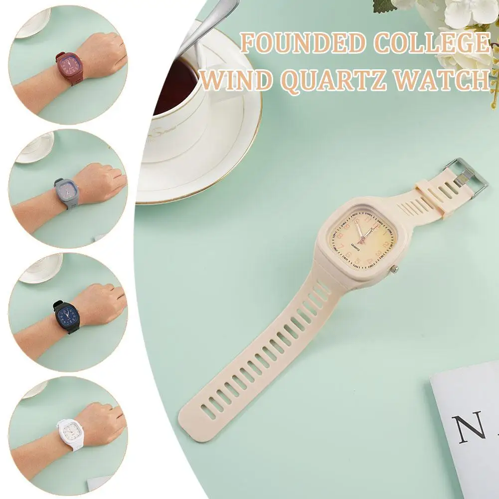 

Fashion Women Watches Squartz Dial Watch Women Ladies Female Relogio Wristwatches Clock Feminino Quartz Silicone Y8M8