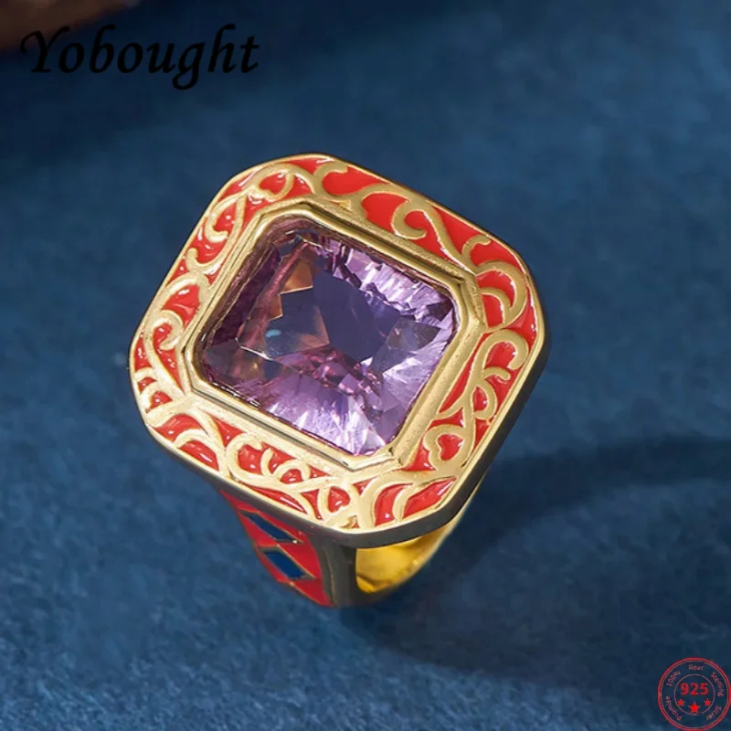 S925 sterling silver charms rings for Women New Fashion cloisonne eternal rattan tangent plane amethyst jewelry free shipping
S925 sterling silver charms rings for Women New Fashion cloisonne eternal rattan tangent plane amethyst jewelry free shipping