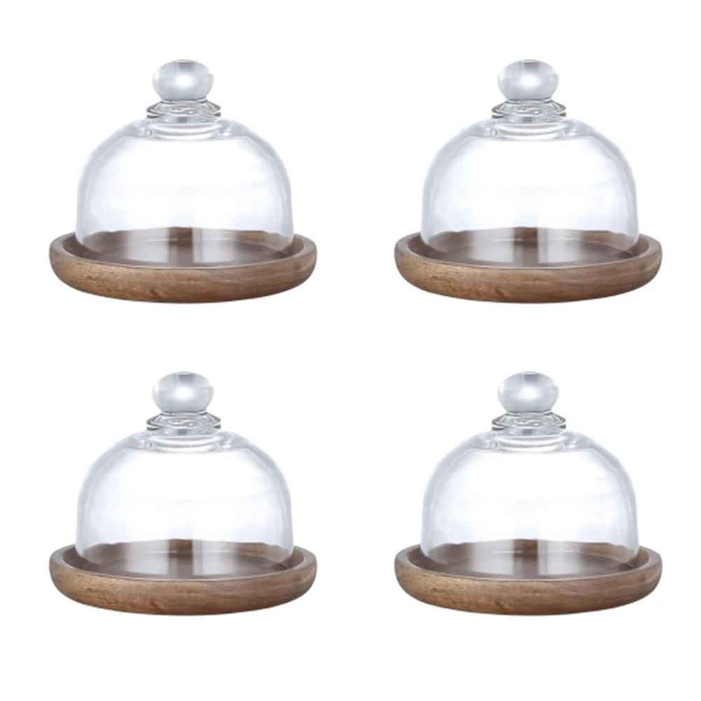 Multifunctional Mini Dessert Serving Stand Acacia Cake Dish with Dome Lid Platter Cake Plate for Home Hotels(4Pcs)
Multifunctional Mini Dessert Serving Stand Acacia Cake Dish with Dome Lid Platter Cake Plate for Home Hotels(4Pcs)