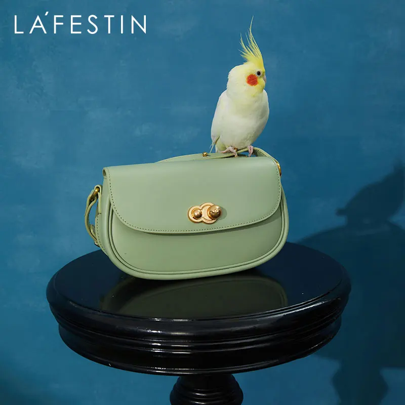 

LA FESTIN 2022 New Original Autumn and Winter High-end Fashion One-shoulder Messenger Niche All-match Underarm Saddle Bag Female