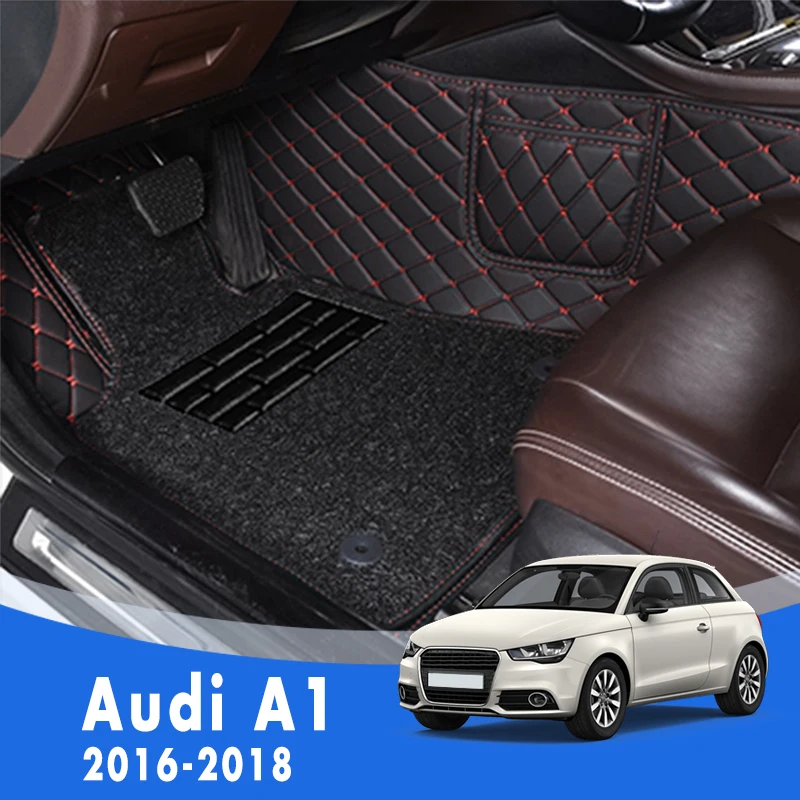 LHD Luxury Double layer Wire loop Carpets Car Floor Mats For Audi A1 2018 2017 2016 Styling Protect Rugs Artificial Leather 
LHD Luxury Double layer Wire loop Carpets Car Floor Mats For Audi A1 2018 2017 2016 Styling Protect Rugs Artificial Leather