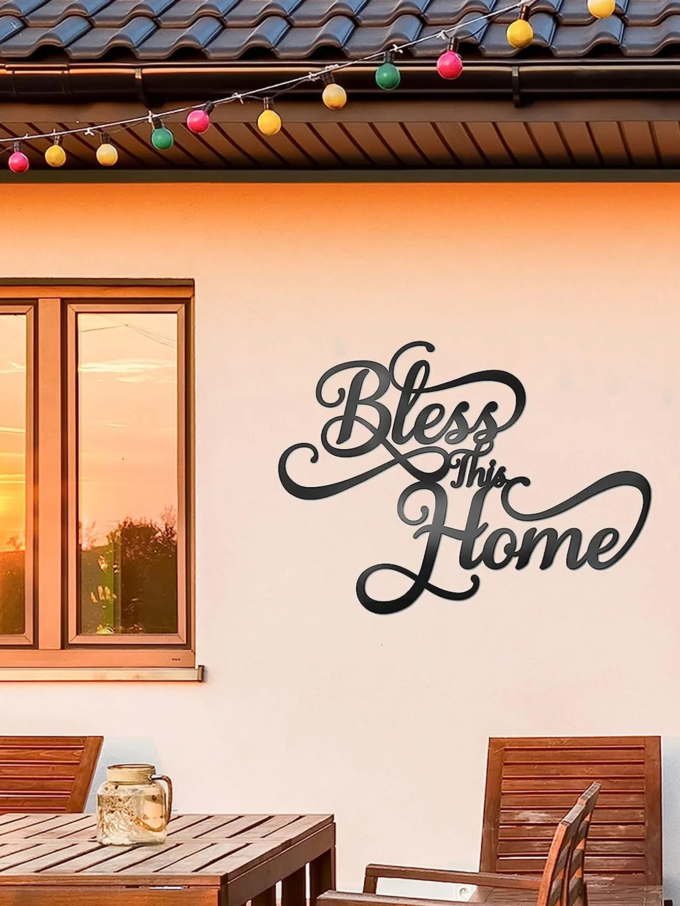 Bless This Home Wall Decor Black Metal ArtBless This Home Metal Wall Stencil Decor Entryway Living Room Decoration Signs
Bless This Home Wall Decor Black Metal ArtBless This Home Metal Wall Stencil Decor Entryway Living Room Decoration Signs