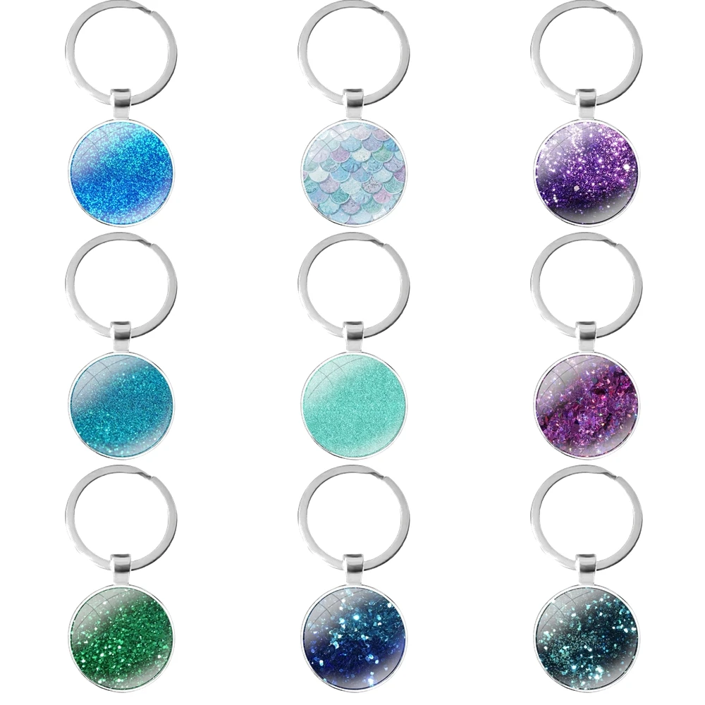 Aqua Silver Green Mint Glitter glass cabochon keychain Bag Car key chain Ring Holder Charms keychains Gifts
Aqua Silver Green Mint Glitter glass cabochon keychain Bag Car key chain Ring Holder Charms keychains Gifts