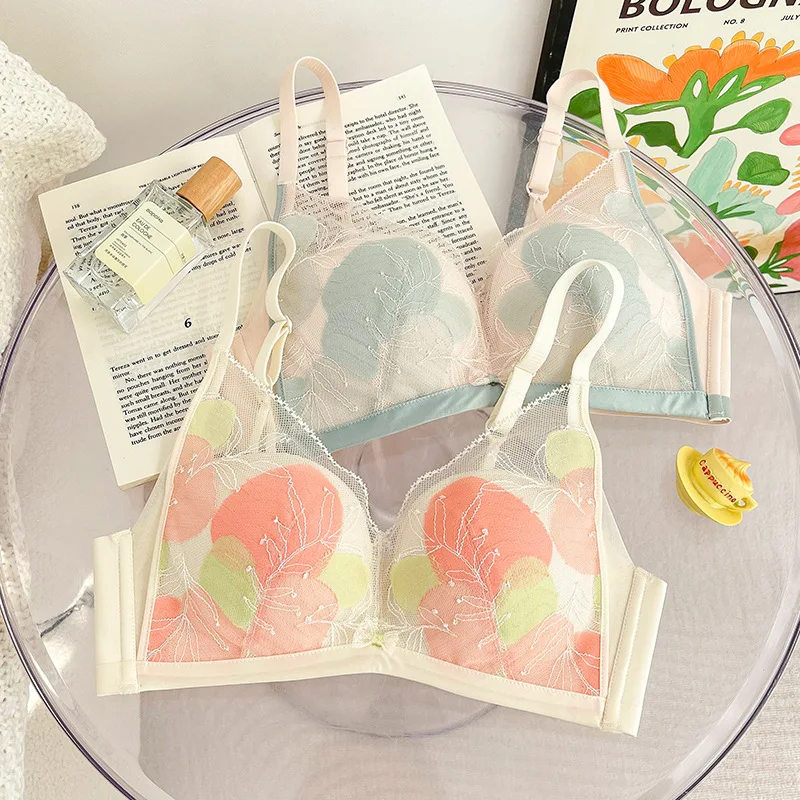 Summer Sexy Girls Gather Lingerie Fashion New Ladies Collar Free Anti Sagging Underwear Lace Contrast Color Women's Bras
Summer Sexy Girls Gather Lingerie Fashion New Ladies Collar Free Anti Sagging Underwear Lace Contrast Color Women's Bras
