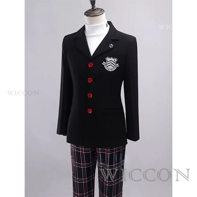 Костюм для косплея cos Game Persona 5 Akira Kurusu P5 Ren Amamiya, полный комплект, школьная форма, мужские костюмы, костюм на Хэллоуин унисекс, блейзер
Костюм для косплея cos Game Persona 5 Akira Kurusu P5 Ren Amamiya, полный комплект, школьная форма, мужские костюмы, костюм на Хэллоуин унисекс, блейзер