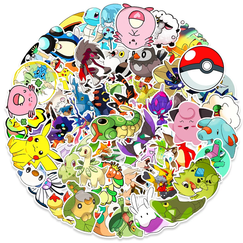 10/30/50/100pcs Anime Pikachu Pokemon Stickers Kawaii Cartoon Decals DIY Skateboard Laptop Phone Kids Waterproof Sticker Toys
10/30/50/100pcs Anime Pikachu Pokemon Stickers Kawaii Cartoon Decals DIY Skateboard Laptop Phone Kids Waterproof Sticker Toys