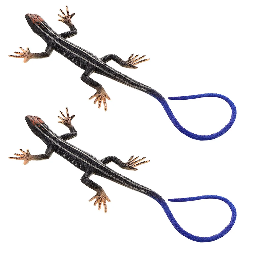 2 Pcs Tricky Toys Artificial Lizards Educational Model Recognize Spoof Reptile Figurine Plastic Fake Tiny Size 
2 Pcs Tricky Toys Artificial Lizards Educational Model Recognize Spoof Reptile Figurine Plastic Fake Tiny Size
