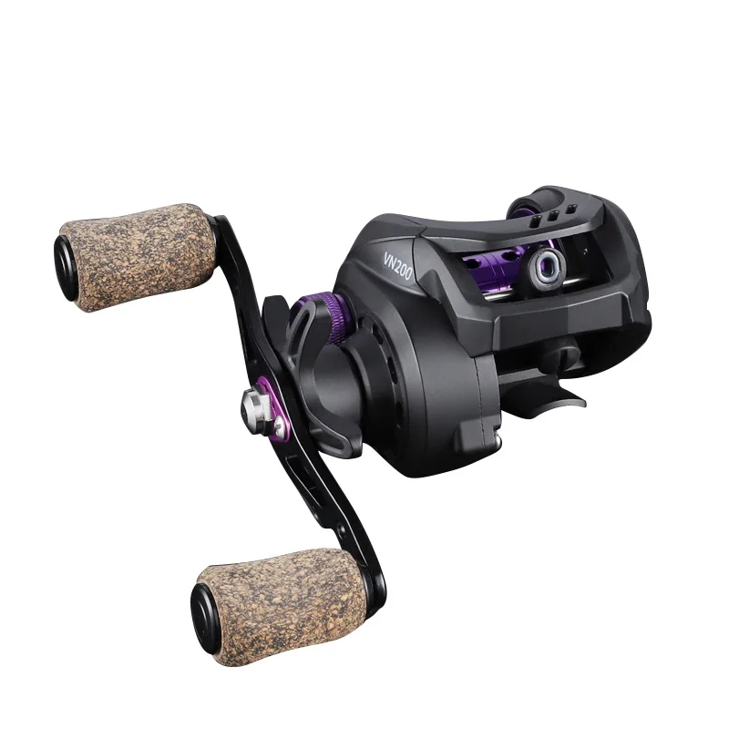 

Ruke1pc Casting Reel Metal Handle With OAK Knob Alloy Spool 12+1 Bearings Max Drag 8kg Weight 216g Gear Ratio 6.5:1 High Quality
