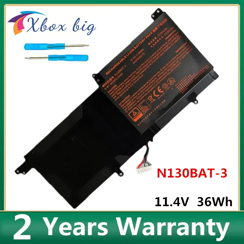 N130BAT-3 Laptop Battery for CLEVO N130BAT-3 6-87-N130S-3U9A N130BU 130WU N131BU N131WU NP3130 Pro 13 14 N130BU 11.4V 36WH
N130BAT-3 Laptop Battery for CLEVO N130BAT-3 6-87-N130S-3U9A N130BU 130WU N131BU N131WU NP3130 Pro 13 14 N130BU 11.4V 36WH