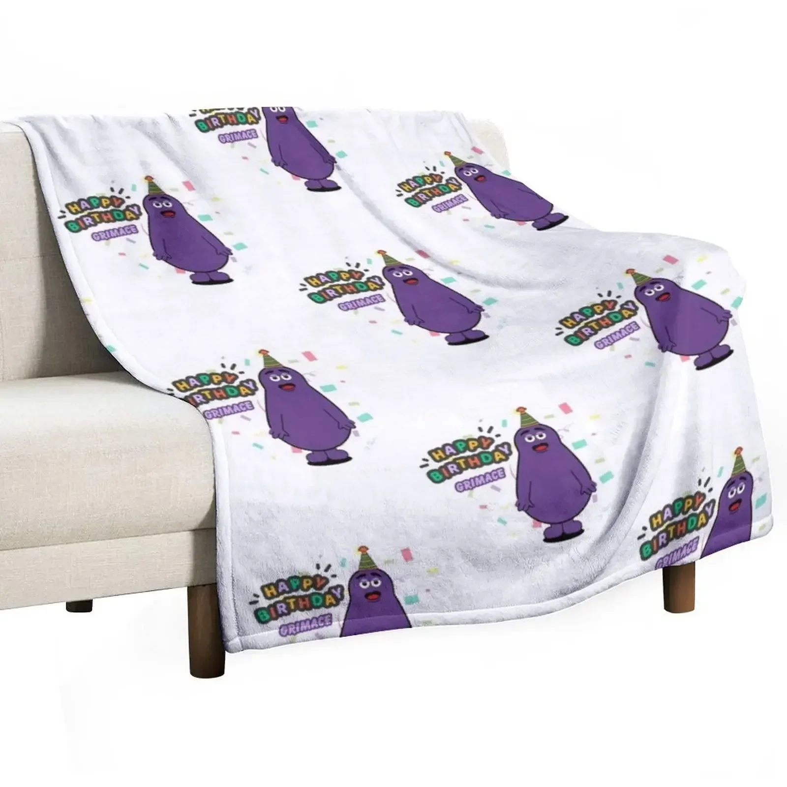 happy birthday grimace Throw Blanket Furry Blankets For Bed warm for winter Blankets
happy birthday grimace Throw Blanket Furry Blankets For Bed warm for winter Blankets