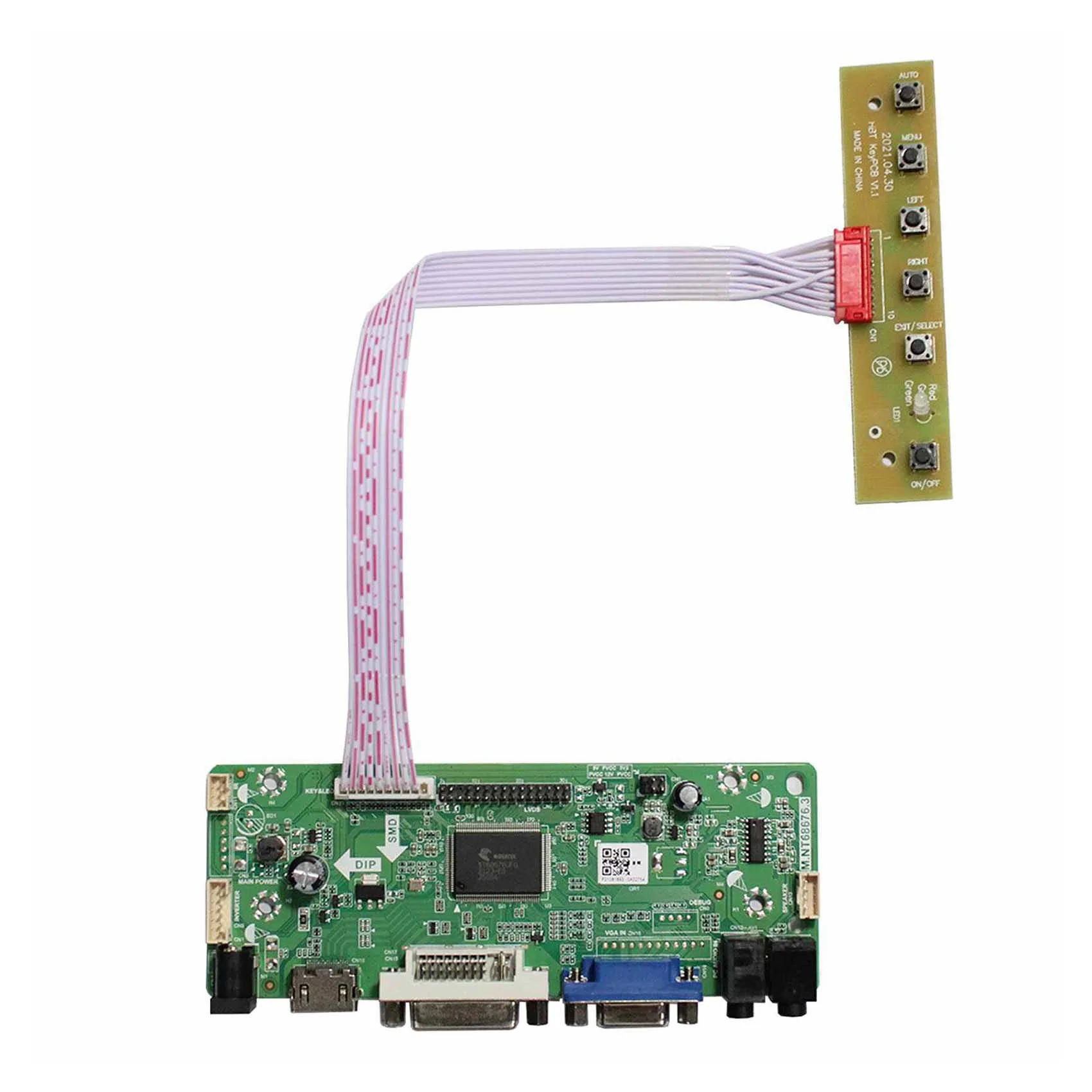 Плата управления HDM I DVI VGA для игрового ЖК-дисплея 16,7 дюйма 1024x768 M167XGBN30-01A
Плата управления HDM I DVI VGA для игрового ЖК-дисплея 16,7 дюйма 1024x768 M167XGBN30-01A