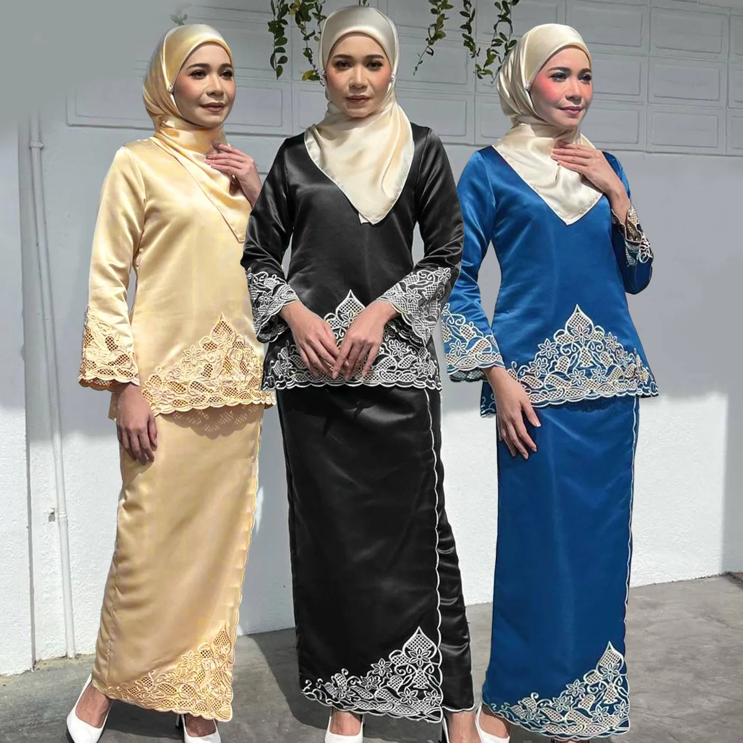 Luxury Modest Dress Embroidery Mubarak Abaya Sets Muslim Ramandan Eid Robe Cardigan Long Gowns Kimono Jubah Thobe Islamic Prayer
Luxury Modest Dress Embroidery Mubarak Abaya Sets Muslim Ramandan Eid Robe Cardigan Long Gowns Kimono Jubah Thobe Islamic Prayer