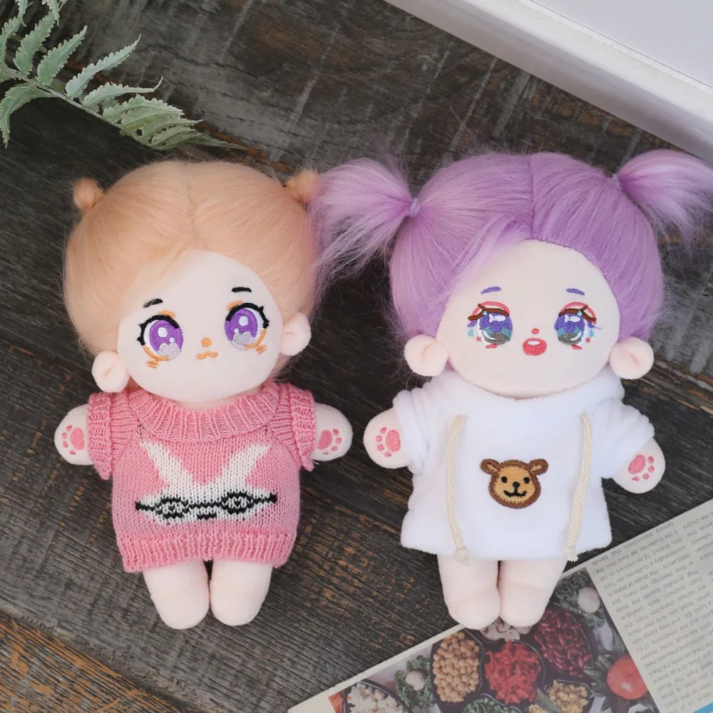 

20cm IDol Doll Plush Cotton Star Dolls Kawaii Stuffed Baby Plushies No Attributes Dolls Toys Fans Collection Children Gifts