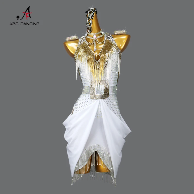 Latin Dance Dress Women Practice Clothing Line Dancewear Skirt Female Evening Stage Girl Costume Ballroom Adult Sport Party Suit
Latin Dance Dress Women Practice Clothing Line Dancewear Skirt Female Evening Stage Girl Costume Ballroom Adult Sport Party Suit