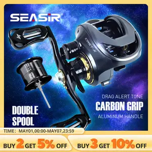 SEASIR Cast-X Baitcasting Reel 7.3:1 HS Gear Ratio Aluminum Double  