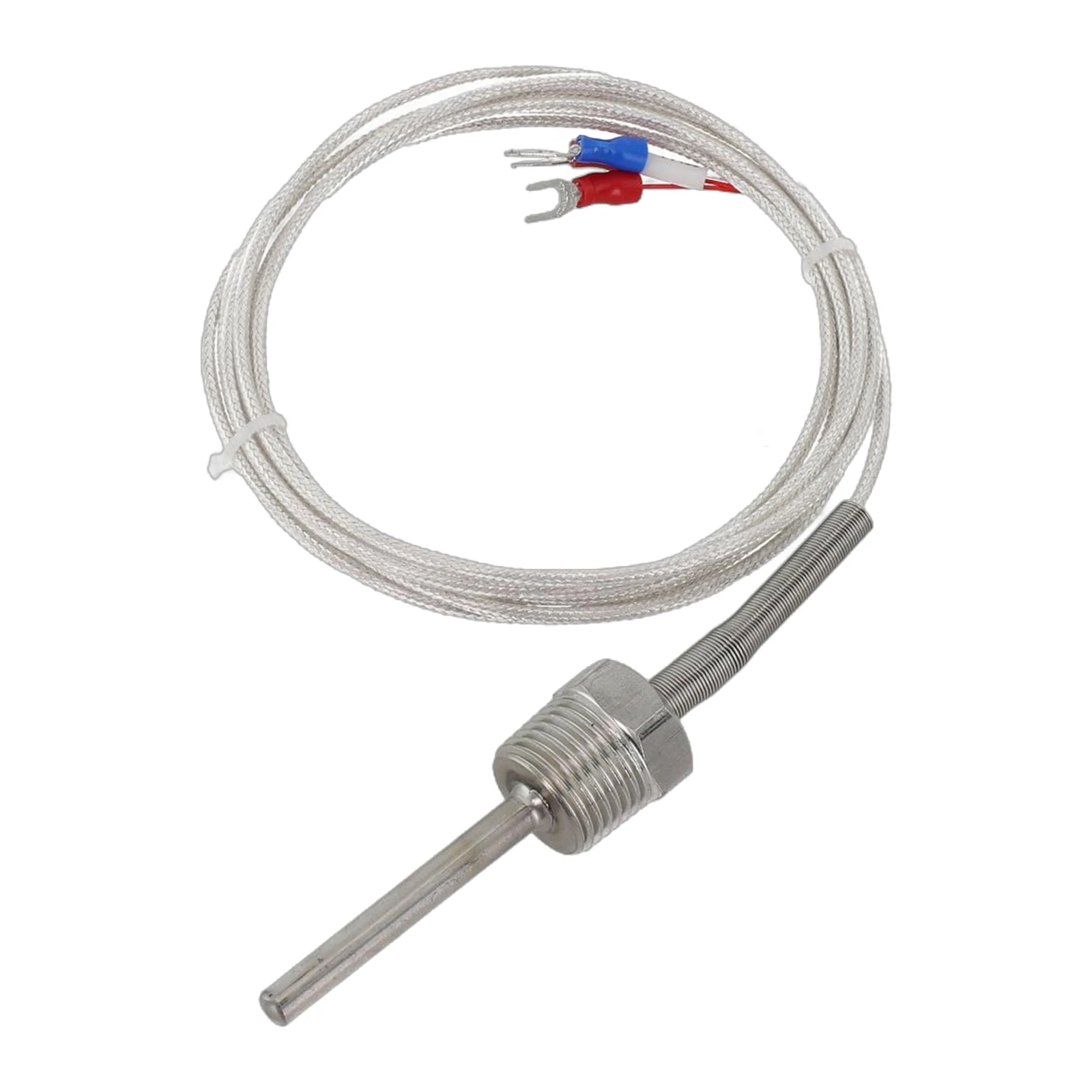 MR2170 1/2 50 Pt100 Probe Sensor 50mm Length Waterproof Stainless Steel 304 Material Terminal Contact 3EA Insulation Wire
MR2170 1/2 50 Pt100 Probe Sensor 50mm Length Waterproof Stainless Steel 304 Material Terminal Contact 3EA Insulation Wire