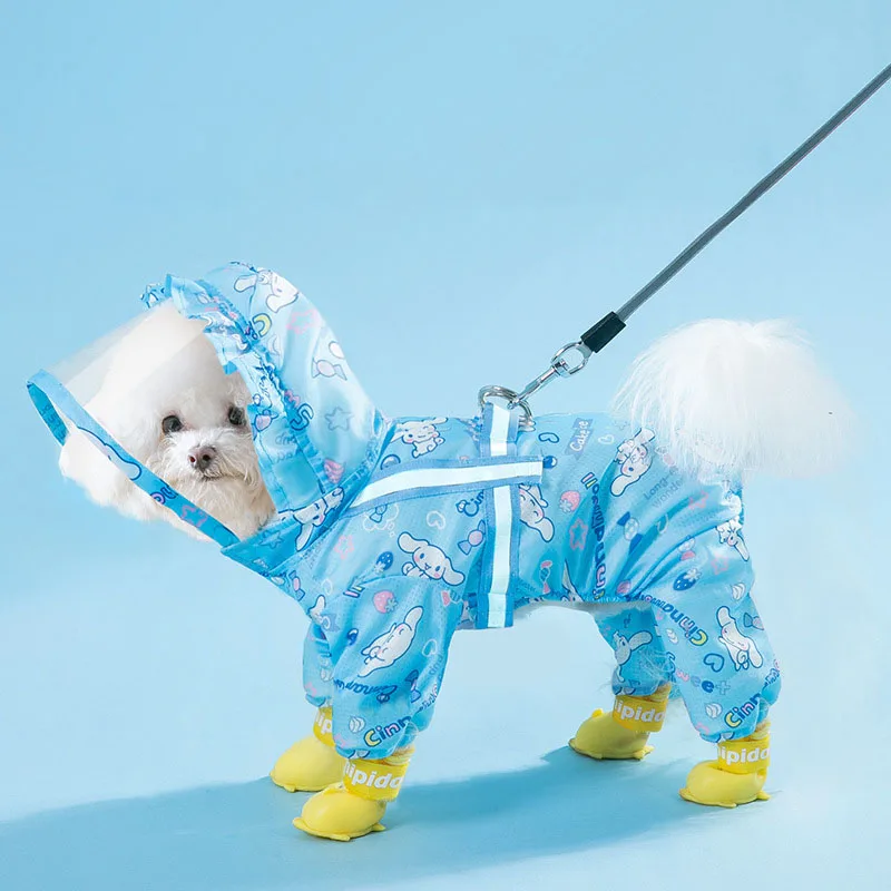 Cartoon Sanrio Pet Clothes Cinnamorroll Kawaii Summer Dog Clothes Aop Raincoat Teddy Small and Medium Dog Raincoat
Cartoon Sanrio Pet Clothes Cinnamorroll Kawaii Summer Dog Clothes Aop Raincoat Teddy Small and Medium Dog Raincoat