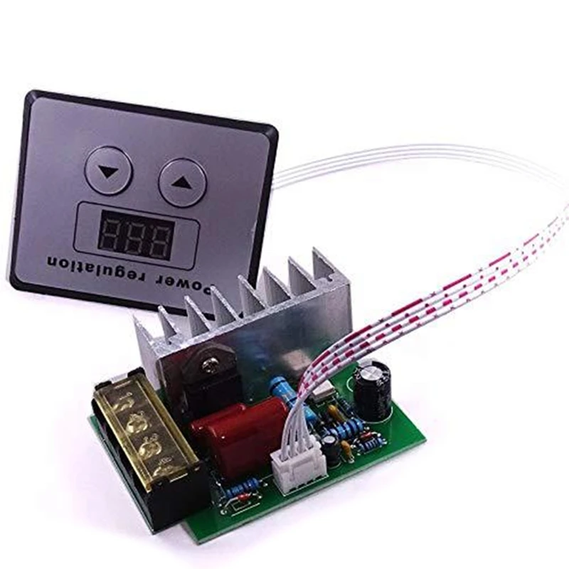 4000W 220V AC SCR Voltage Regulator Dimmer Electric Motor Speed Temperature Controller + Digital Meters For Water Heater
4000W 220V AC SCR Voltage Regulator Dimmer Electric Motor Speed Temperature Controller + Digital Meters For Water Heater