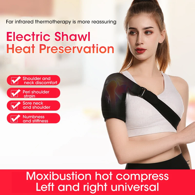 USB Electric Shoulder Brace Belt Heating Therapy Shoulder Support Knee Arthritis Pain Relief Thermal Physiotherapy 1PCS
USB Electric Shoulder Brace Belt Heating Therapy Shoulder Support Knee Arthritis Pain Relief Thermal Physiotherapy 1PCS