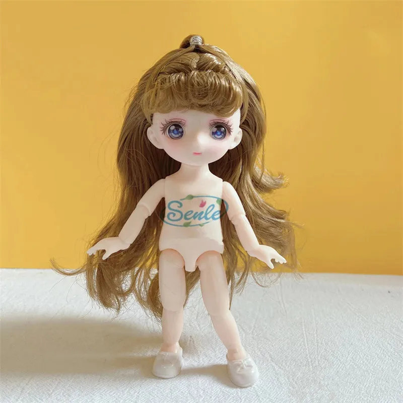 New 16cm BJD Doll 13 Joints Are Movable 6-inch Comic Face Nude Doll 3D Eyes Girl Fashion Body Dress-up Toy Gift for Gift
New 16cm BJD Doll 13 Joints Are Movable 6-inch Comic Face Nude Doll 3D Eyes Girl Fashion Body Dress-up Toy Gift for Gift