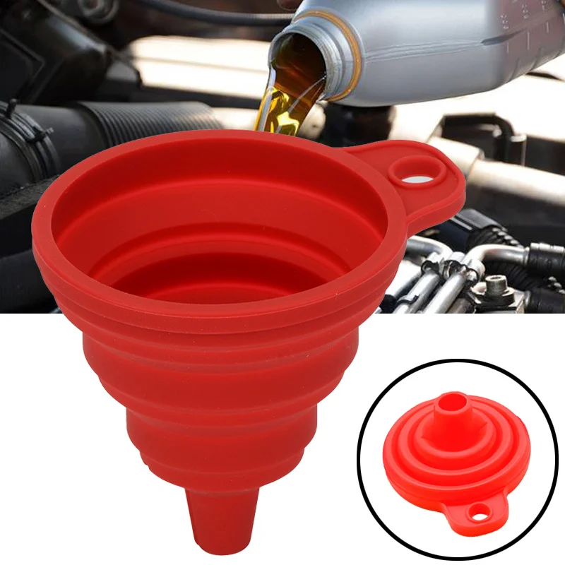 Car Auto Engine Funnel Gasoline Oil Fuel Petrol Diesel Liquid Washer Fluid Change Fill Transfer Universal Collapsible Silicone
Car Auto Engine Funnel Gasoline Oil Fuel Petrol Diesel Liquid Washer Fluid Change Fill Transfer Universal Collapsible Silicone