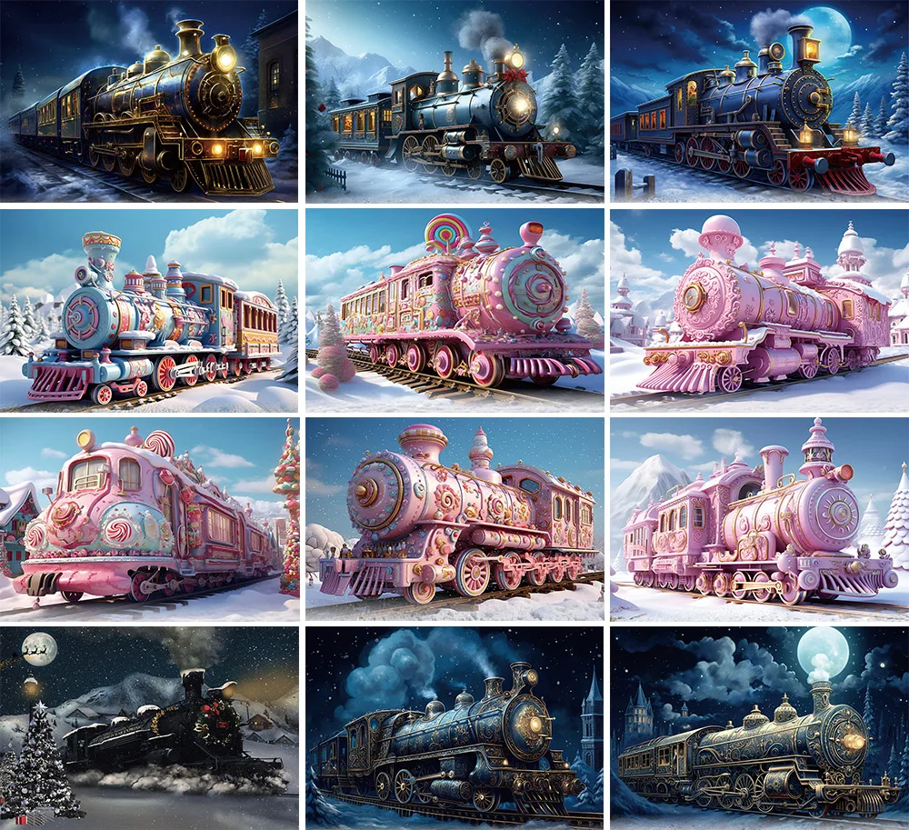 Mehofond Photography Background Winter Fairy Tale Christmas Candy Train New Year Kid Family Portrait Decor Photo Backdrop Studio
Mehofond Photography Background Winter Fairy Tale Christmas Candy Train New Year Kid Family Portrait Decor Photo Backdrop Studio