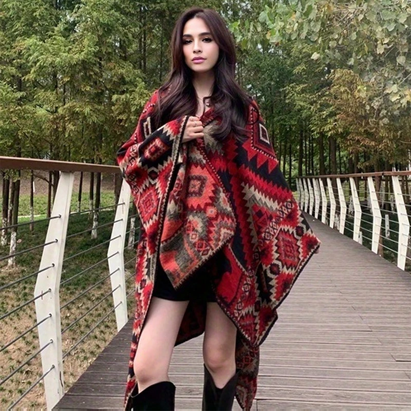 Brand 2023 Women's Winter Scarf Warm Shawl Women's Retro Thick Blanket Classic Pattern Wrapped Cloak Women's
Brand 2023 Women's Winter Scarf Warm Shawl Women's Retro Thick Blanket Classic Pattern Wrapped Cloak Women's