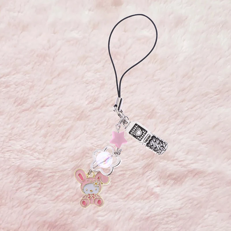 Брелок с рисунком аниме Sanrio My Melody Bag, милый кулон Hello Kitty в виде мультяшного коричника, веревочное украшение для девушек
Брелок с рисунком аниме Sanrio My Melody Bag, милый кулон Hello Kitty в виде мультяшного коричника, веревочное украшение для девушек