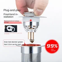 Basin Washbasin Leaking Plug Basin Pool Washbasin Plug Drainer Accessories Press Filter Bouncing Core
Basin Washbasin Leaking Plug Basin Pool Washbasin Plug Drainer Accessories Press Filter Bouncing Core